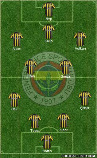 Fenerbahçe SK Formation 2016