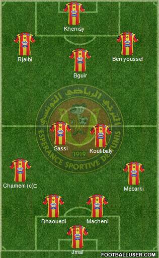 Espérance Sportive de Tunis football formation