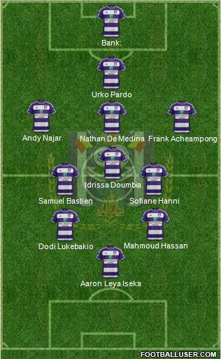 RSC Anderlecht Formation 2016