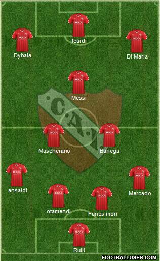 Independiente Formation 2016