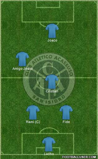 Acassuso football formation