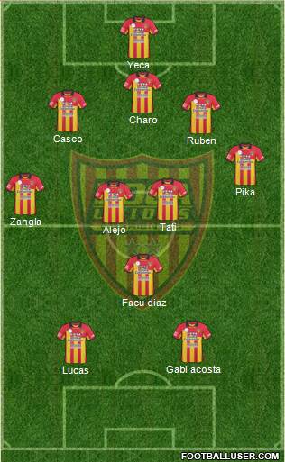 Boca Unidos Formation 2016