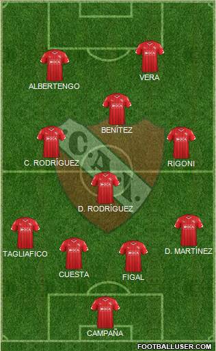 Independiente Formation 2016