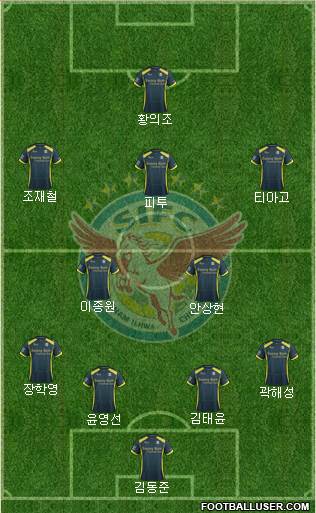 Seongnam Ilhwa Chunma Formation 2016