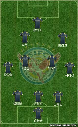 Seongnam Ilhwa Chunma Formation 2016