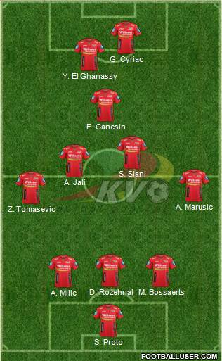 KV Oostende Formation 2016