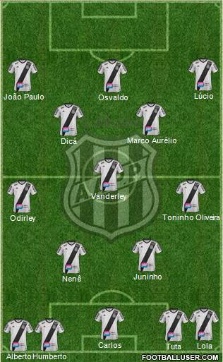 AA Ponte Preta Formation 2016