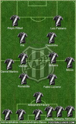 AA Ponte Preta Formation 2016