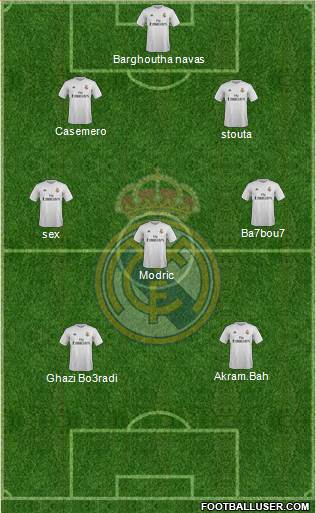 R. Madrid Castilla Formation 2016