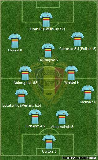 Belgium Formation 2016