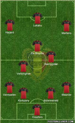 Belgium Formation 2016