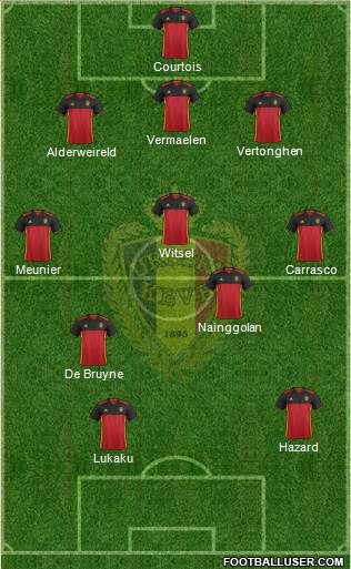 Belgium Formation 2016