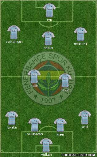 Fenerbahçe SK Formation 2016