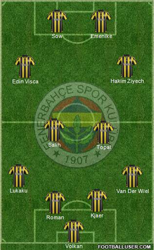 Fenerbahçe SK Formation 2016