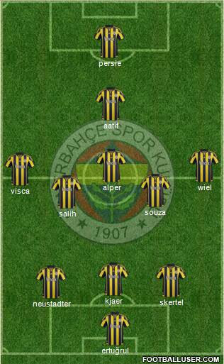 Fenerbahçe SK Formation 2016