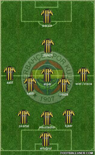Fenerbahçe SK Formation 2016