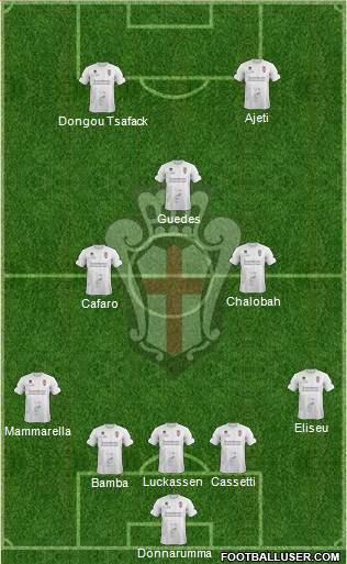 Pro Vercelli Formation 2016