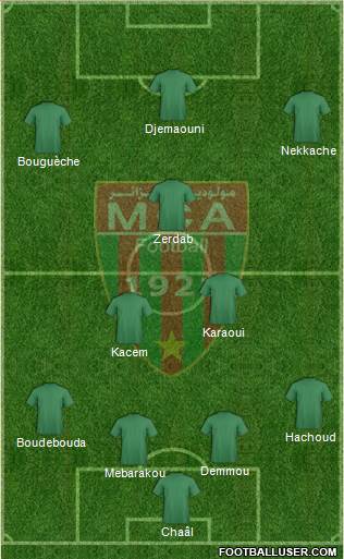 Mouloudia Club d'Alger Formation 2016