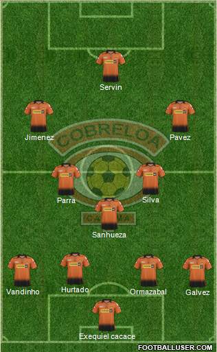 CD Cobreloa S.A.D.P. Formation 2016