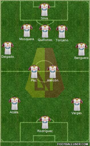 CC Deportes Tolima Formation 2016