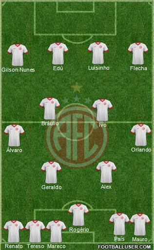América FC (RJ) Formation 2016