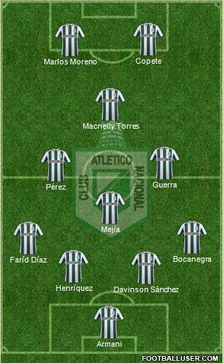CDC Atlético Nacional Formation 2016