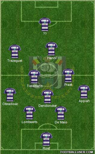 RSC Anderlecht Formation 2016