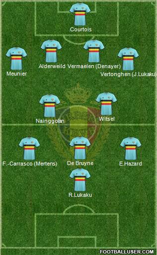 Belgium Formation 2016