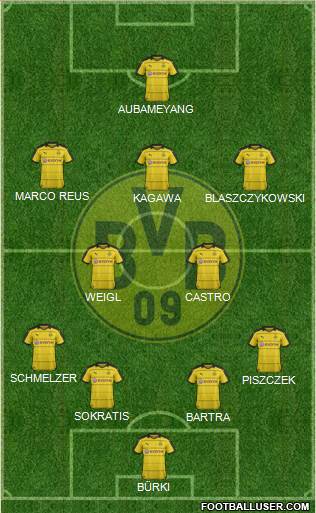 Borussia Dortmund Formation 2016