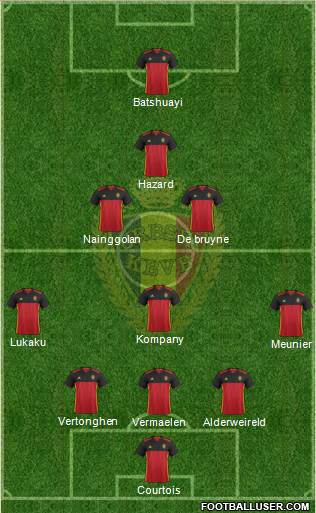 Belgium Formation 2016