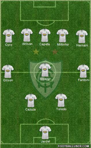 América FC (MG) Formation 2016