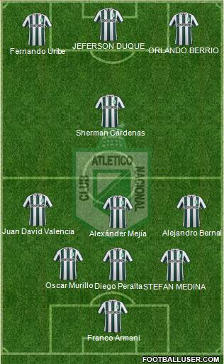 CDC Atlético Nacional Formation 2016