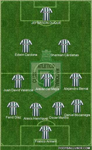 CDC Atlético Nacional Formation 2016
