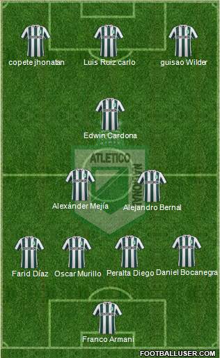 CDC Atlético Nacional Formation 2016