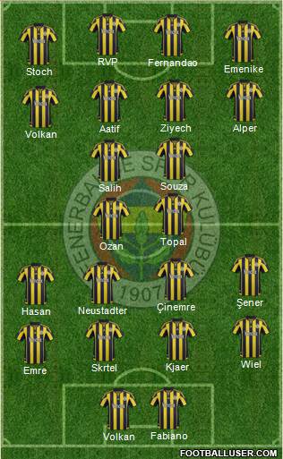 Fenerbahçe SK Formation 2016