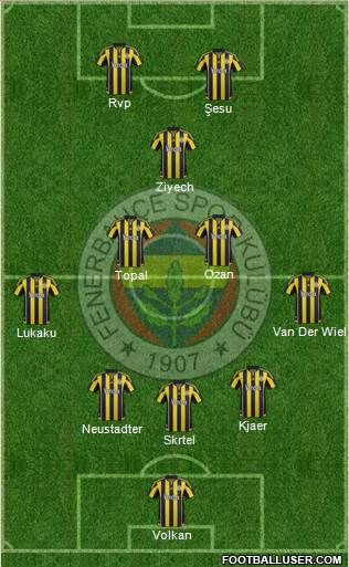 Fenerbahçe SK Formation 2016