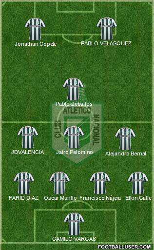 CDC Atlético Nacional Formation 2016