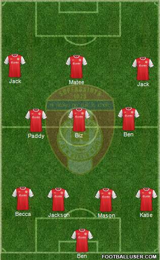 St. Patrick's Athletic Formation 2016