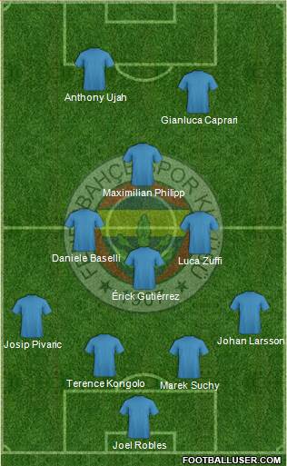 Fenerbahçe SK Formation 2016