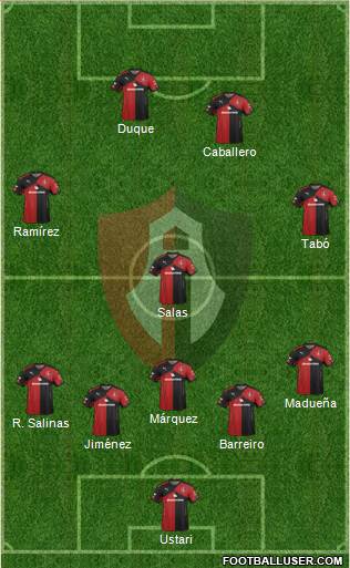 Club Deportivo Atlas Formation 2016