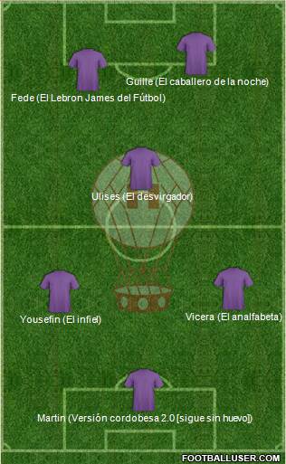 Huracán de Tres Arroyos Formation 2016
