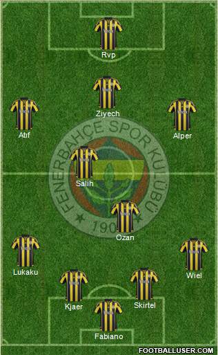 Fenerbahçe SK Formation 2016