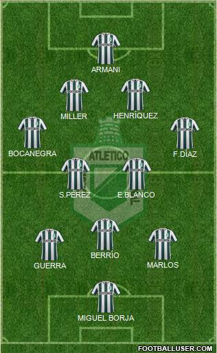 CDC Atlético Nacional Formation 2016