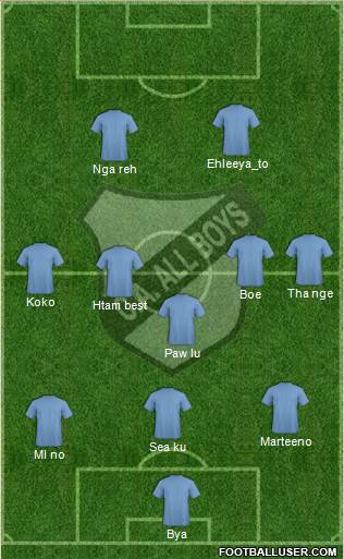 All Boys Formation 2016