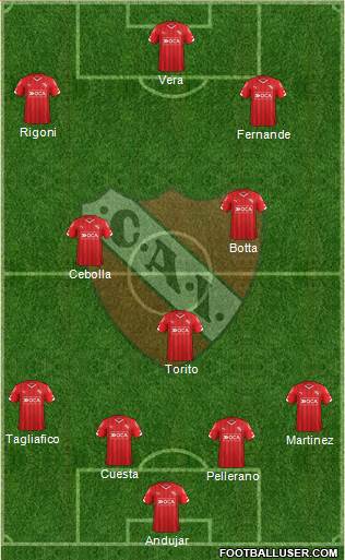 Independiente Formation 2016