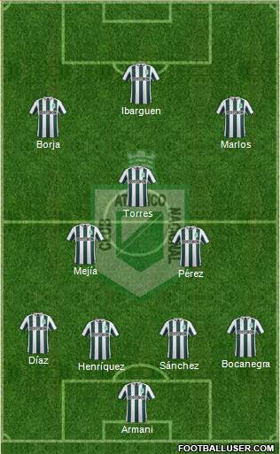 CDC Atlético Nacional Formation 2016
