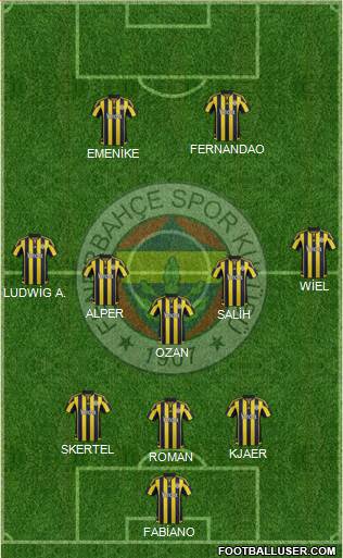 Fenerbahçe SK Formation 2016