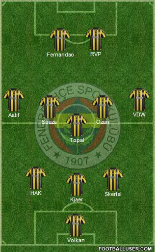 Fenerbahçe SK Formation 2016