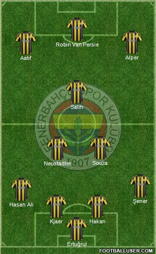 Fenerbahçe SK Formation 2016