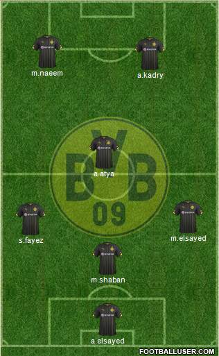 Borussia Dortmund Formation 2016